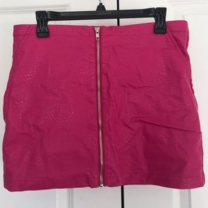 Shinestar Faux Leather Skirt